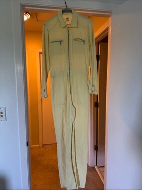 BDG Lime Hello Sunshine Denim Jumpsuit